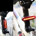 100 LM Rechargeable LED USB Mountain Bike Tail Light Taillight Safety Warning Bicycle Rear Light Night riding COB warning lights