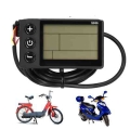 Electric Bike Display 24V/36V/48V Waterproof S866 LCD Display Control Panel Dashboard for Electric Bicycle E bike Scooter Parts|