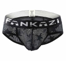 Men's Mesh Male Panties Sexy Gay penis pouch Cotton Underpants Men Briefs Slip shorts Cueca Hollow Underwear