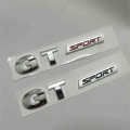 1X 3D ABS chrome sliver black red GT SPORT GTSPORT for Polo Passat Golf 5 MK5 Edition Emblem Badge autocar Sticker|Car Stickers|