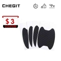 4 Pieces / Set Of Door Stickers Carbon Fiber Scratch Proof Cover Car Handle Protective Film Exterior Styling Accessories Scratch