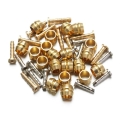 10sets Bh59 Bh90 Olive Needle Sleeve Alloy Connector Insert Hydraulic Disc Brake Oil Tube Hose Mtb Bike Bicycle Accessories - Bi