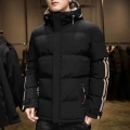 2021 Winter Men's Warm Parkas Hooded Streetwear Cotton Coat Loose Male Jackets Windproof Padded Coat Mens Clothing Size 4XL