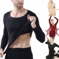 New Thermal Underwear Set For Women Men Seamless Elastic Underwear Long Sleeve Solid Color Thermal Tops + Pants Winter Warm Suit