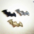 Car 3D Metal Bats car stickers metal personality bat car standard modified car stickers tail standard cover standard side mark|C