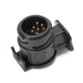 Waterproof 13 To 7 Pin Plug Trailer Caravan Electric Adapter Socket Connector|Cables, Adapters & Sockets| - Officematics.c