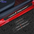 4pcs Carbon Fiber Car Door Sill Sticker For Fiat Tipo Auto Accessories - Car Stickers - Officematics.com