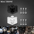 Motorcycle Solenoid Cover Push Button Starter Black/Chrome For Harley Touring Electra Glide Dyna Street Bob FXDB Softail 1991 18