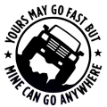 Creative 4X4 Your Express Car Can Drive Anywhere. Fun Car Stickers PVC Waterproof Decorative Car Decals Can Be Customized Color|