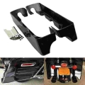 Motorcycle 4" Hard Stretched Saddle Bag Extensions For Harley Touring Road King Street Glide Electra Glid 1994-2013 2014-20