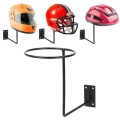 Leepee Motorcycle Helmet Display Stand Aluminum Helmet Holder Hanger Support Wall Mounted Hook Rack - Helmets - Officematics.com