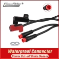 Electric Bike Brake Sensor Power Cut Off Brake Lever Gear Shifter Combined Hydraulic Brake 2 Pin Julet Waterproof Connector Plug