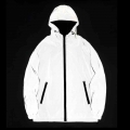 Night Reflective Jackets Double fabric Windbreaker Hooded Jacket Men Hip Hop Dancer singer Waterproof Zipper Coats Outwear|Jacke