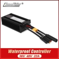 Waterproof Controller 36v 48v 500w 22a 9 Mosfet Electric Bicycle Dual Mode Hall Sensor And Hall Sensorless Support Led Lcd - Ele