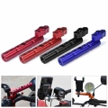 Aluminum Motorcycle Electric Bicycle Rear View Mirror Extension Mount Bracket Holder Multiple Function Head Light Bracket|Electr