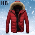 Brand Clothing Parka Men Coats 2021 Winter Jacket Men Thicken Fur Hooded Waterproof Outwear Warm Coat Casual Warm Men's Over