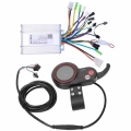 Eletric Bicycle Controller 36V 450W Eletric Bike Controller Meter Color Screen Kit LCD Thumb Shifter 2 in 1 Contoller Accessory