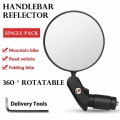 Bicycle Mirror MTB Mountain Bike Rearview Mirror Acrylic Lens Bicycle Handlebar Convex Rear View Mirror 360 Degree Rotation|Bike