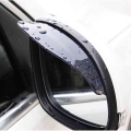 2 piece universal flexible PVC auto parts rearview mirror protector rain cover car rearview mirror eyebrow rain cover|Car Sticke