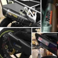 Emblem Motorcycle Muffler Exhaust Pipes 3d Decal Sticker Rr - Officematics.com