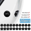 Anti-collision Silicone Pad Car Door Closing Anti-shock Protection Soundproof Silent Buffer Stickers Gasket Auto Accessories - C