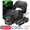 Type-c Charger Dock For Xbox One/xbox One S/x/xbox Series X/s Wireless Controller + 2 X 2550mah Rechargeable Battery With Covers