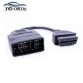 Obd Obd2 Diagnostic Connector 22 Pin To 16 Pin For Toyota 22pin Obdii Cable Adapter Transfer For Toyota 22pin To Obd2 16pin - Di