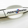 Aliauto 4 X Sports Performance Car Door Handle Stickers Decals Accessories For Bmw X1 X3 X4 X5 X6 M1 M2 M3 M5 M6 1 3 5series - C