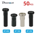 50pcs Brass Spoke Nipples 14g 13g 12g Mtb Road Bicycle Wheel E-bike Scooter Rim Caps Cu Nuts Copper Parts Coated Silver Or Black