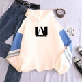 Harajuku Anime My Hero Academia Periphery Printed Patchwork Hoodies Sweatshirt Unisex Winter Tracksuit Women Oversized Hoodies|H