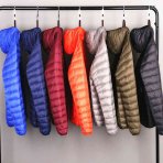Men's All-season Ultra Lightweight Packable Down Jacket Water And Wind-resistant Breathable Coat Big Size Men Hoodies Jacket