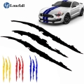 1/2pcs Auto Car Sticker Reflective Monster Claw Scratch Stripe Marks Headlight Decal Car Stickers 40cmX12cm car accessories|Car