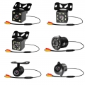 Car Rear View Universal Camera Led Night Vision Reversing Automatic Parking Monitor Ip68 Waterproof 170° High-definition Image -