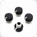 5 Pieces Plastic Long Handle Flower Shaft Knob Diameter 19.5mm Height 18mm Potentiometer Knob Gear Shaped Inner Hole 6mm - Switc