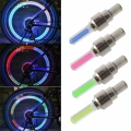 2Pcs Mini Bike Light With No Battery Mountain Road Bike Bicycle Warning Lights LED Tyre Tire Valve Caps Wheel Spokes LED Light|B