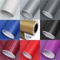 3d Colored Carbon Fiber Sticker Roll Film Wrap Car Motorcycle Universal Diy Styling Vinyl Decal 30cmx127cm - Car Stickers - Offi