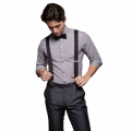New Fashion Men Women Clip on Suspenders Elastic Y Shape Back Formal Unisex Adjustable Braces Shirt Suspenders Tirantes|Men'