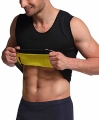 Men Slimming Sweat Vest Sauna Suits Shirt Neoprene Body Shaper Waist Trainer Weight Loss Tank Top Sauna Suit|Shapers| - Office