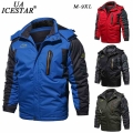 Winter Parkas Men Jacket 2021 Windproof Waterproof Outdoor Fleece Warm Coat Military Mountaineering Large Size Hooded Men Jacket
