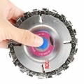 Wheels Cup Grinding Disc Equipment Replacement Carving Alloy Silver W/ chain Cutting Abrasive Angle Cut Chainsaw
