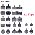 Dust 1 Pair Mtb Bike Brake Pads Mountain Bicycle Disc Brake Pads Semi-metallic Material For Hydraulic/line Pulling Disk Brake -