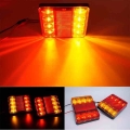 1Pc 12V Waterproof 8 LED Car Tail Light Rear Lamps Pair Boat Rear Parts for Trailer Caravans UTE Campers Truck Car Lighting|Truc