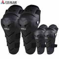 4PCS Motorcycle Elbow Pads Motocross Cycling Elbow and Knee Pads Protector Guard Armors Set Black Moto MTB rodillera|Motorcycle