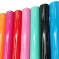 Multiple Color Black High Glossy Vinyl Film White Car Wraps Film Foil Bubble Free For Car Sticker Vehicle Furniture Phone Laptop