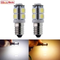 Pair E10 Screw Led Bulbs For Focus Flashlight Replacement Bulb 3v 6v 12v 24v Dc 1447 Torch Work Light Lamp 9smd 5050 Warm/white