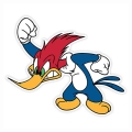 Pvc-0144# Various Sizes Self-adhesive Decal For Woodpecker Car Sticker Waterproof Auto Decors On Bumper Rear Window - Car Sticke