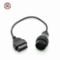High Quality Mb 38 Pin To 16 Pin Obd2 Obd Diagnostic Adapter For Mercedes 38 Pin Obd 38pin Connector For Benz - Di