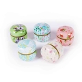 Tea Tin Box General Tinplate Household Sealed Tea Packaging Box Carrying Small Tin Cans for Japanese Scented Tea|Tea Caddies|