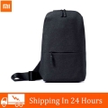 Original Xiaomi Mi Backpack Urban Leisure Chest Pack Bag For Men Women Small Size Shoulder Type Unisex Rucksack Backpack Bags La