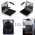 Marine Adjustable Folding Cup Drink Holder Boat Truck Rv Set Stainless Steel Bottle Drink Cup Holder Boat Accessories - Marine H
